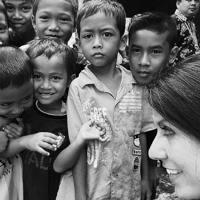 Morée in Indonesia on a site visit for Water.org in March 2015.